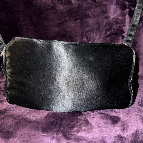 JOHNNY FARAH SATIN DRAWSTRING BAG/ VINTAGE - Picture 5 of 10